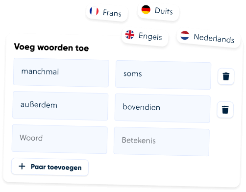 Maak zelf woordenlijsten aan - image